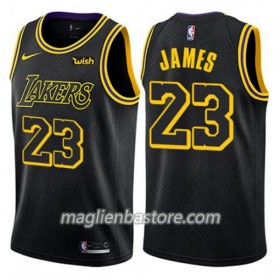 Maglia NBA Los Angeles Lakers LeBron James 23 Nike City Edition Swingman - Uomo